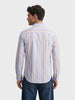 Men's Blue Slim Fit Striped Casual Shirt