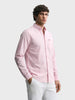 Men's Pink Slim Fit Striped Casual Shirt