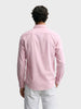 Men's Pink Slim Fit Striped Casual Shirt