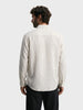 Men's Black Slim Fit Striped Casual Shirt