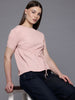 Freehand Pink The Indian Garage Co Women Relaxed Fit Textured Ruched Top