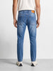Men's Blue Slim Fit Solid Casual Jeans