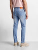 Men's Blue Slim Fit Solid Casual Jeans