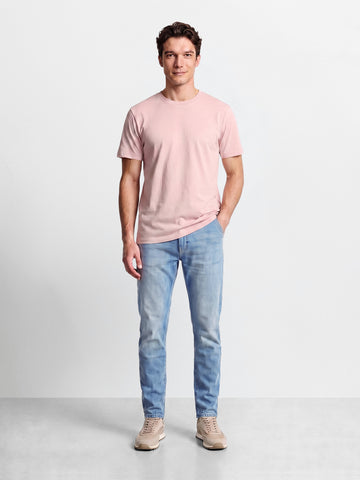 Men's Blue Slim Fit Solid Casual Jeans