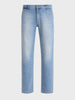 Men's Blue Slim Fit Solid Casual Jeans