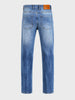 Men's Blue Slim Fit Solid Casual Jeans