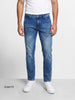 Men's Blue Slim Fit Solid Casual Jeans
