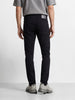Men's Black Slim Fit Solid Casual Jeans