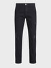Men's Black Slim Fit Solid Casual Jeans