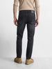 Men's Black Slim Fit Solid Casual Jeans