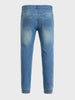 Men's Blue Slim Fit Solid Casual Jeans