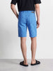 Men's Blue Slim Fit Printed Casual Shorts