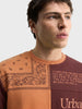 Men's Khaki Relaxed Fit Printed Casual Sweatshirts
