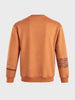 Men's Khaki Relaxed Fit Printed Casual Sweatshirts