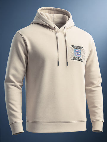 Men's Back Printed Regular Fit Sweatshirt