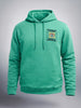 Men's Green Regular Fit Printed Casual Sweat Shirt