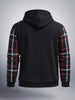 Men's Black Regular Fit Solid Street Wear Sweat Shirt