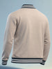 Men's Brown Regular Fit Printed Casual Sweatshirt