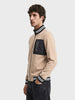 Men's Beige Regular Fit Printed Casual Sweatshirts