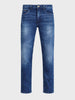 Men's Blue Regular Fit Solid Casual Jeans