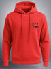 Men's Crimson Relaxed Fit Printed Casual Sweat Shirt