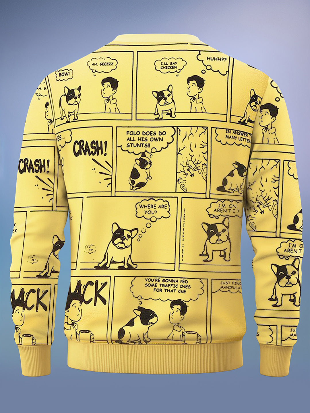 Men's Printed Oversized Sweatshirt