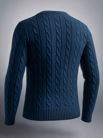 Men's Knitted Regular Fit Sweater