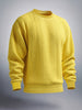 Men's Cyber Lime Oversized Fit Textured Casual Sweat Shirt