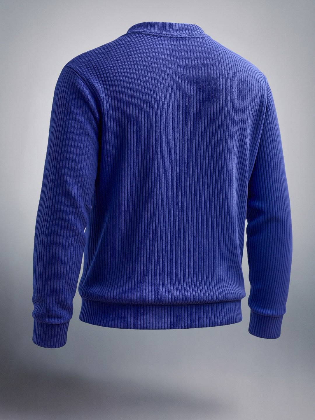 Men's Peacoat Relaxed Fit Solid Street Wear Sweat Shirt