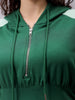 Women's Straight Regular Hooded Sweat Dress