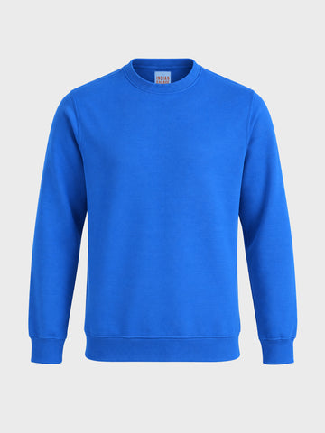 Men's Blue Regular Fit Solid Casual Sweatshirts