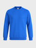 Men's Blue Regular Fit Solid Casual Sweatshirts