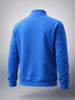 Men's Gentian Blue Relaxed Fit Solid Casual Sweat Shirt