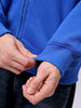 Men's Relaxed Fit Solid Frontopen Highneck Sweatshirt