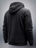 Men's Black Regular Fit Solid Casual Sweat Shirt