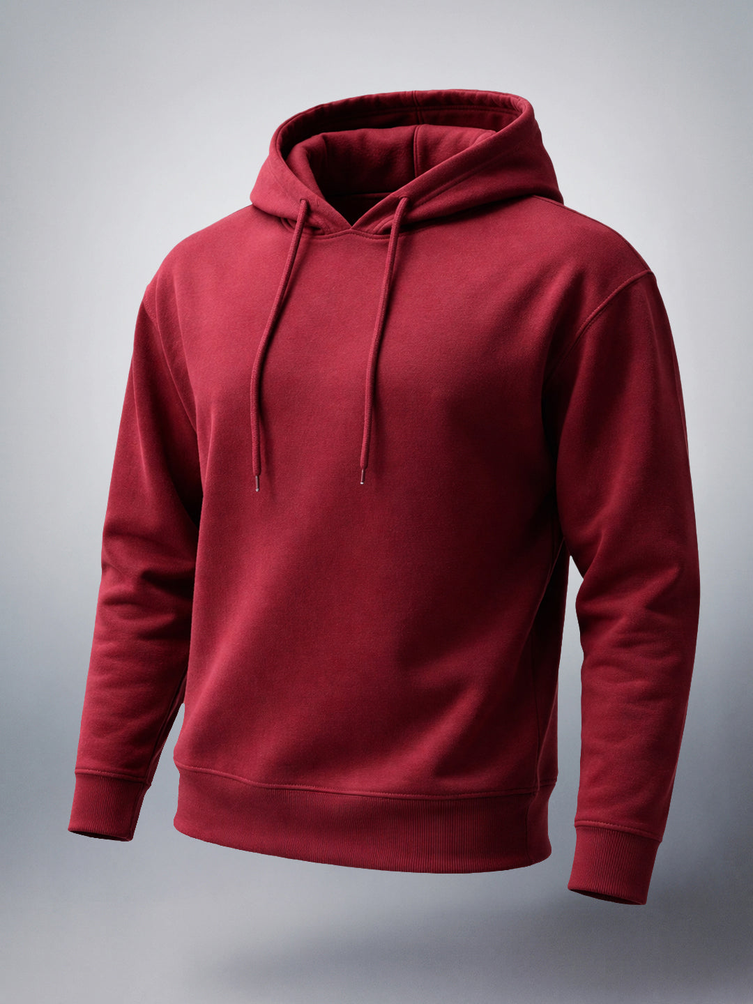 Men's Cranberry Oversized Fit Solid Casual Sweat Shirt