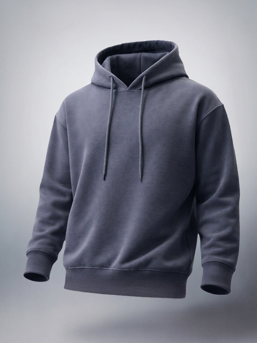 Men's Graphite Oversized Fit Solid Casual Sweat Shirt
