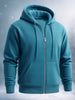 Men's Deep Emerald Relaxed Fit Solid Casual Sweat Shirt