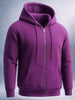 Men's Purple Haze Relaxed Fit Solid Casual Sweat Shirt