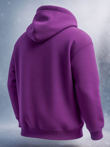 Men's Purple Haze Relaxed Fit Solid Casual Sweat Shirt