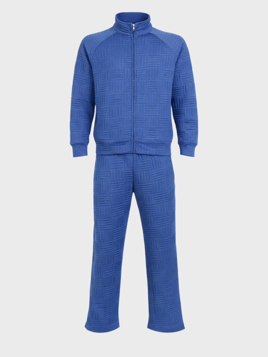 Men's Blue Relaxed Fit  Casual Coordinates