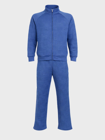 Men's Blue Relaxed Fit  Casual Coordinates