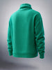 Men's Green Relaxed Fit Textured Street Sweatshirt