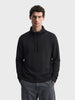 Men's Black Relaxed Fit Solid Street Wear Sweatshirts