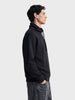 Men's Black Relaxed Fit Solid Street Wear Sweatshirts