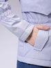 Women's Purple Regular Fit Solid Trench Coat