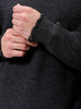 Men's Oversized Solid Crew Neck Sweater