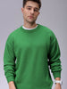 Men's Oversized Solid Crew Neck Sweater
