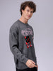 Men's Oversized Graphic Crew Neck Sweater