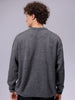Men's Oversized Graphic Crew Neck Sweater